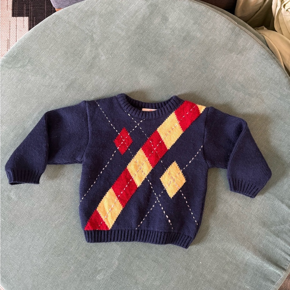 Toddler Argyle Sweater - Picture 1 of 7